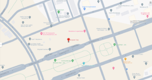 Binghatti Tulip location in Jumeirah